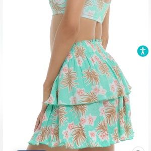 NWT BODY GLOVE WAHINE SALLY SKIRT - CRYSTAL/WAHINE